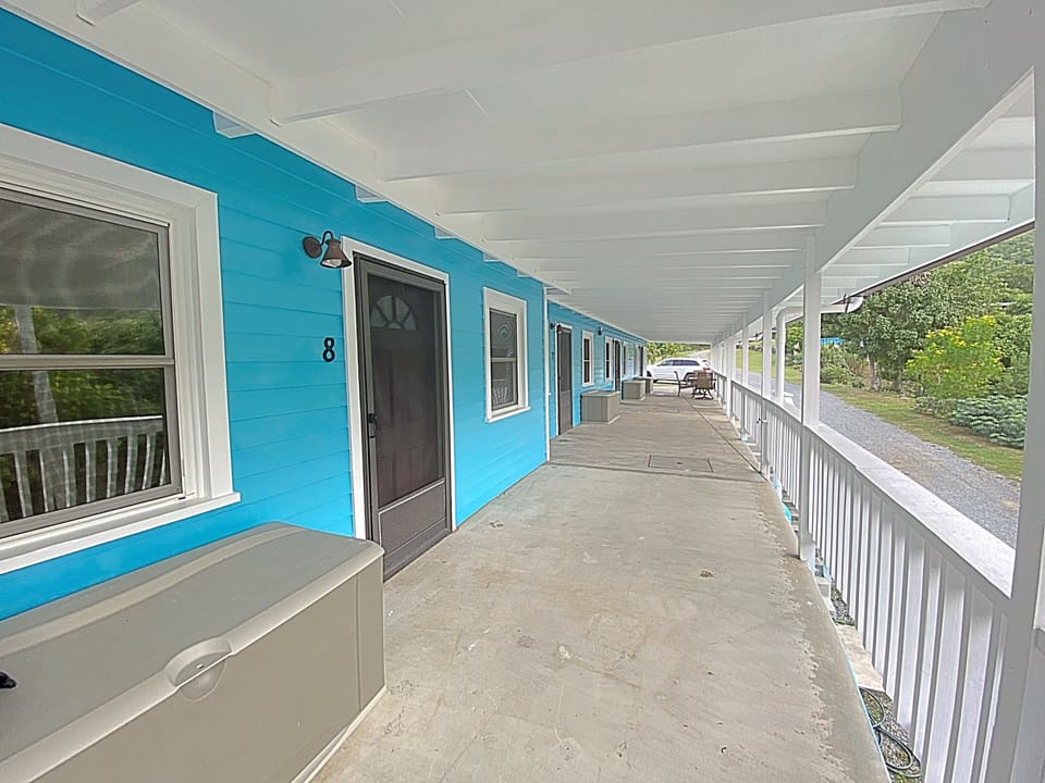 Freshly Painted Caribbean Blue!