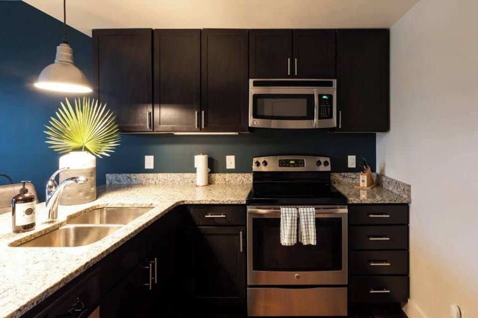 Fully stocked kitchen 