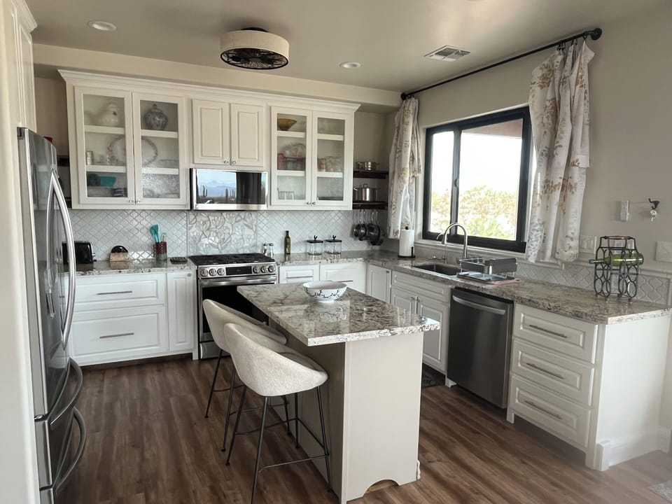 Gas stove and all stainless appliances