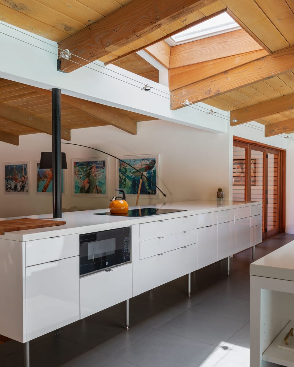 open floor plan kitchen.