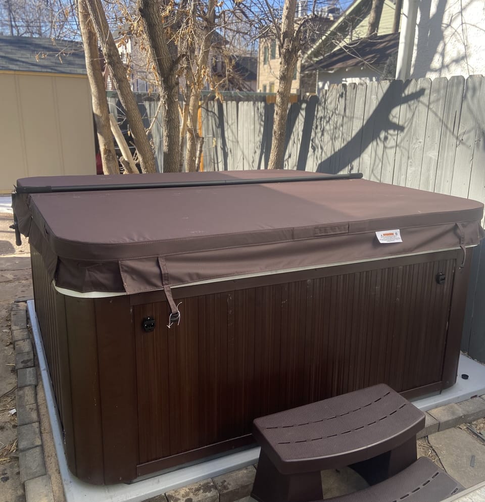Enjoy our 6 Person Hot Tub!