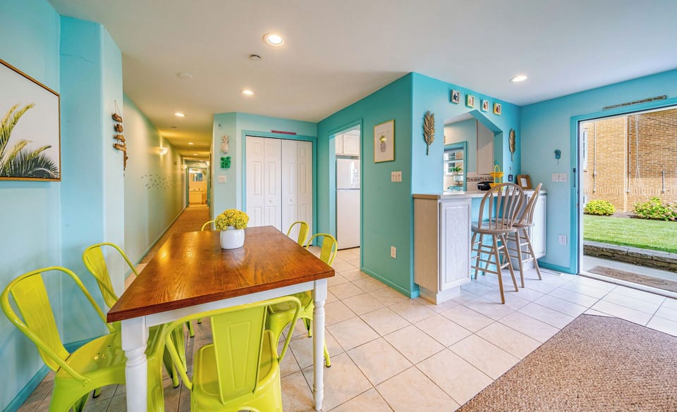 Dining area and kitchen area

