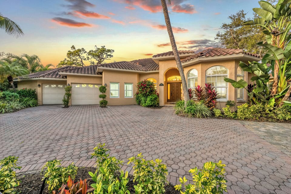 Welcome to Casamigos, a striking Spanish-style exterior that sets the tone from the start.