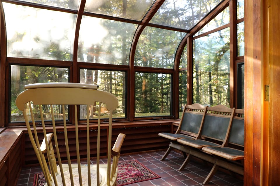 Sunroom for morning coffee