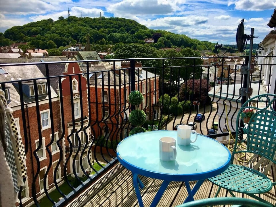 Balcony view of Oliver's Mount 