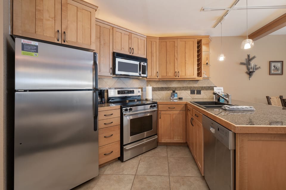 Updated Kitchen with stainless steel appliances