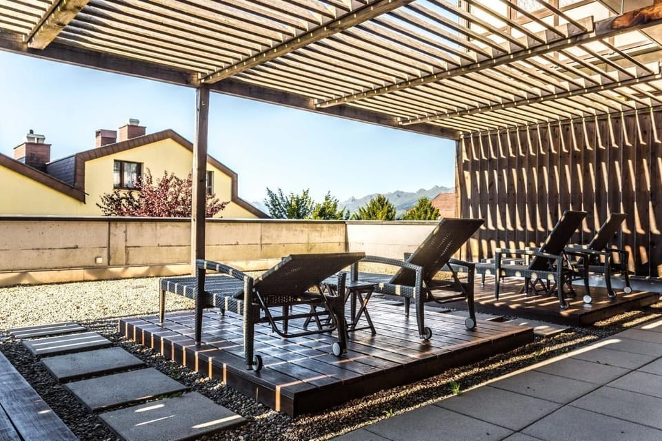 Relaxation room outside