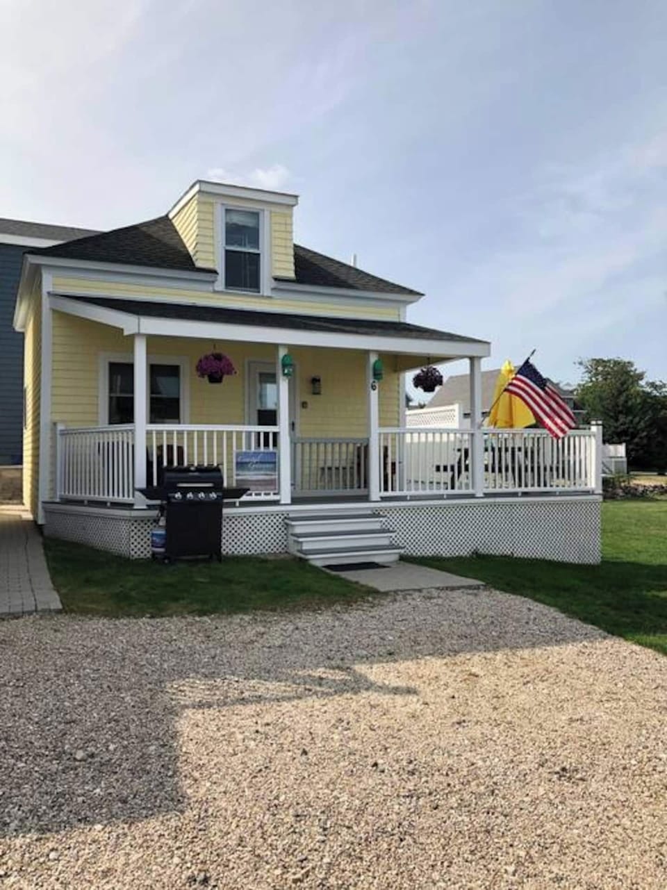 Wrap around porch for your summer enjoyment.