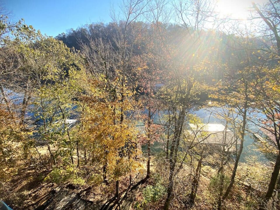 Beautiful in every season, looking across to the Overlook Bay community