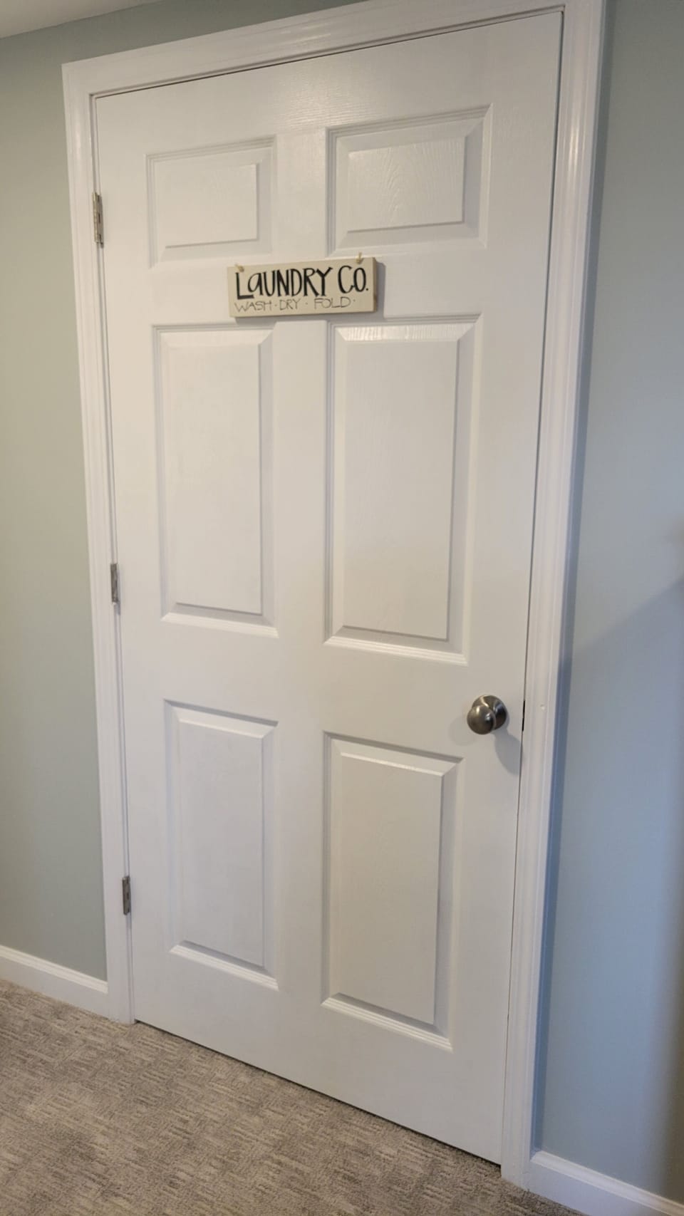 Laundry room is downstairs too