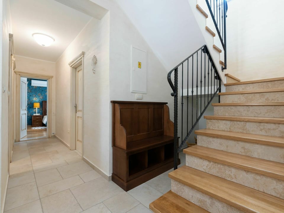 Property, Stairs, Wood, Paint, Interior Design, Flooring, Floor, Wood Stain, Hardwood