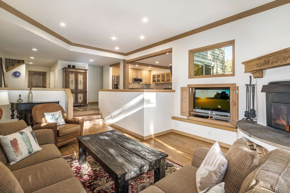 Appreciate the views from every angle in the living area.