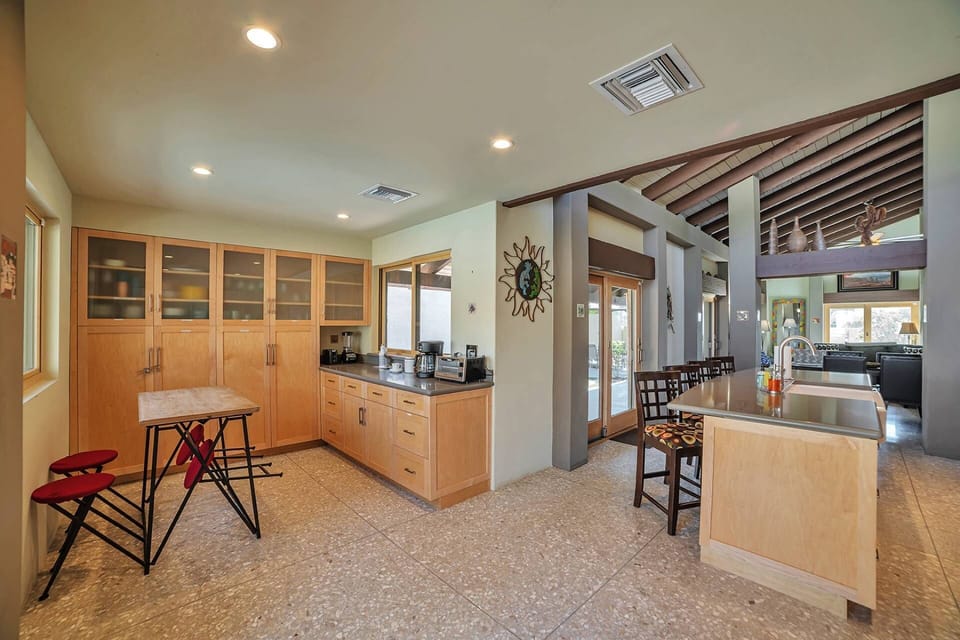 Our kitchen really brings the unique blend of cooking and entertaining!