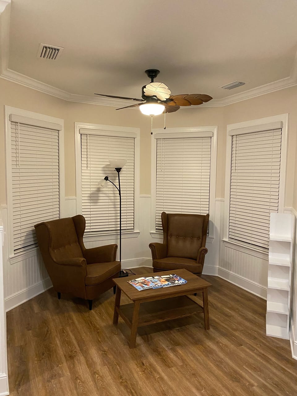 A place to unwind and read a book. 