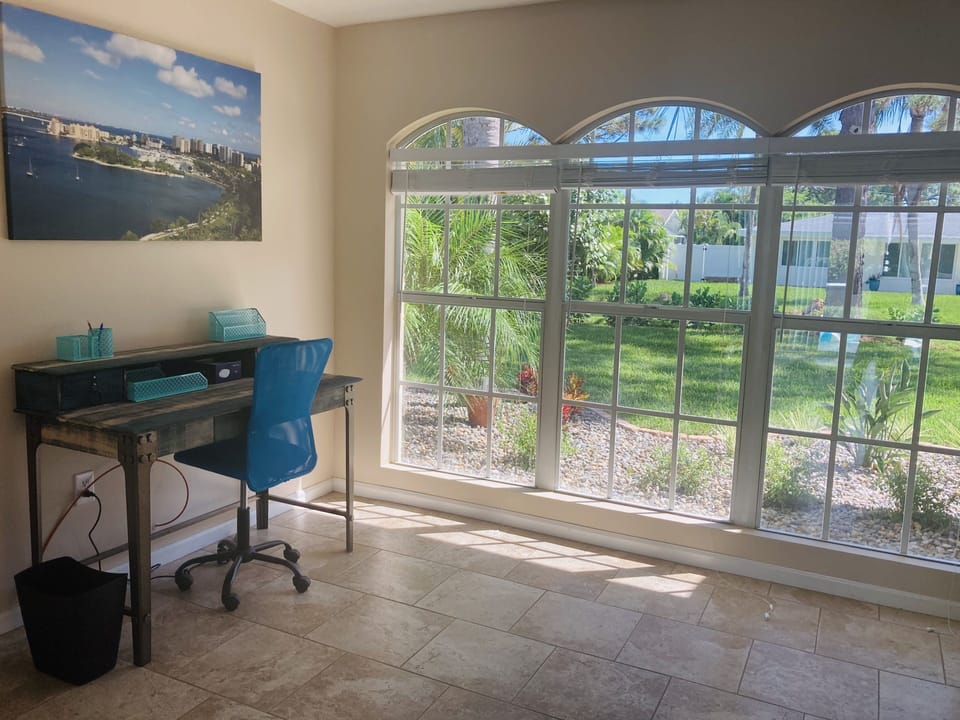 Desk area