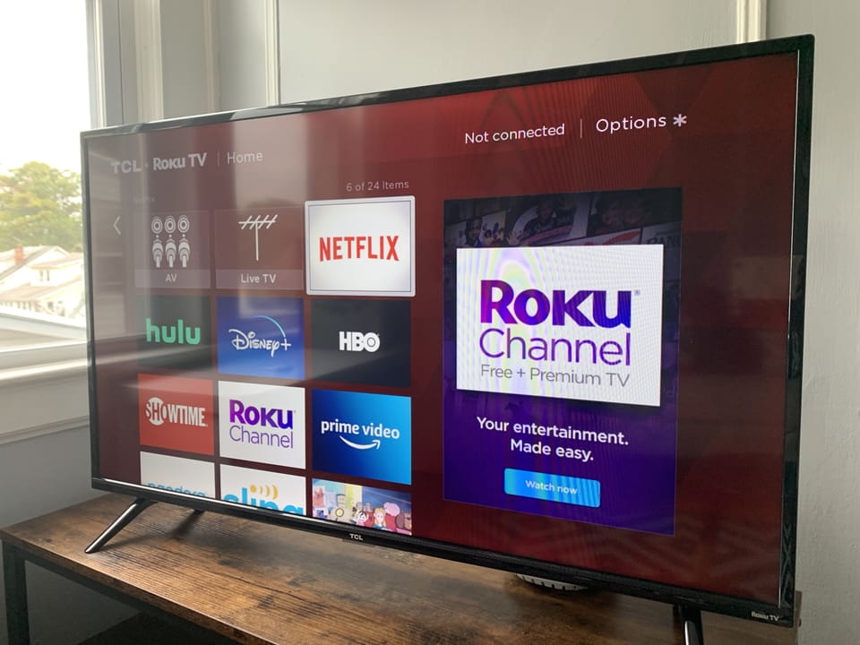 Roku Internet TV, just sign into your account