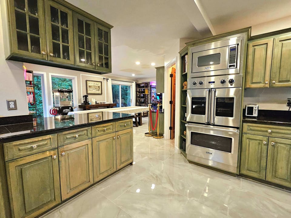 A true chef kitchen outfitted with the finest appliances