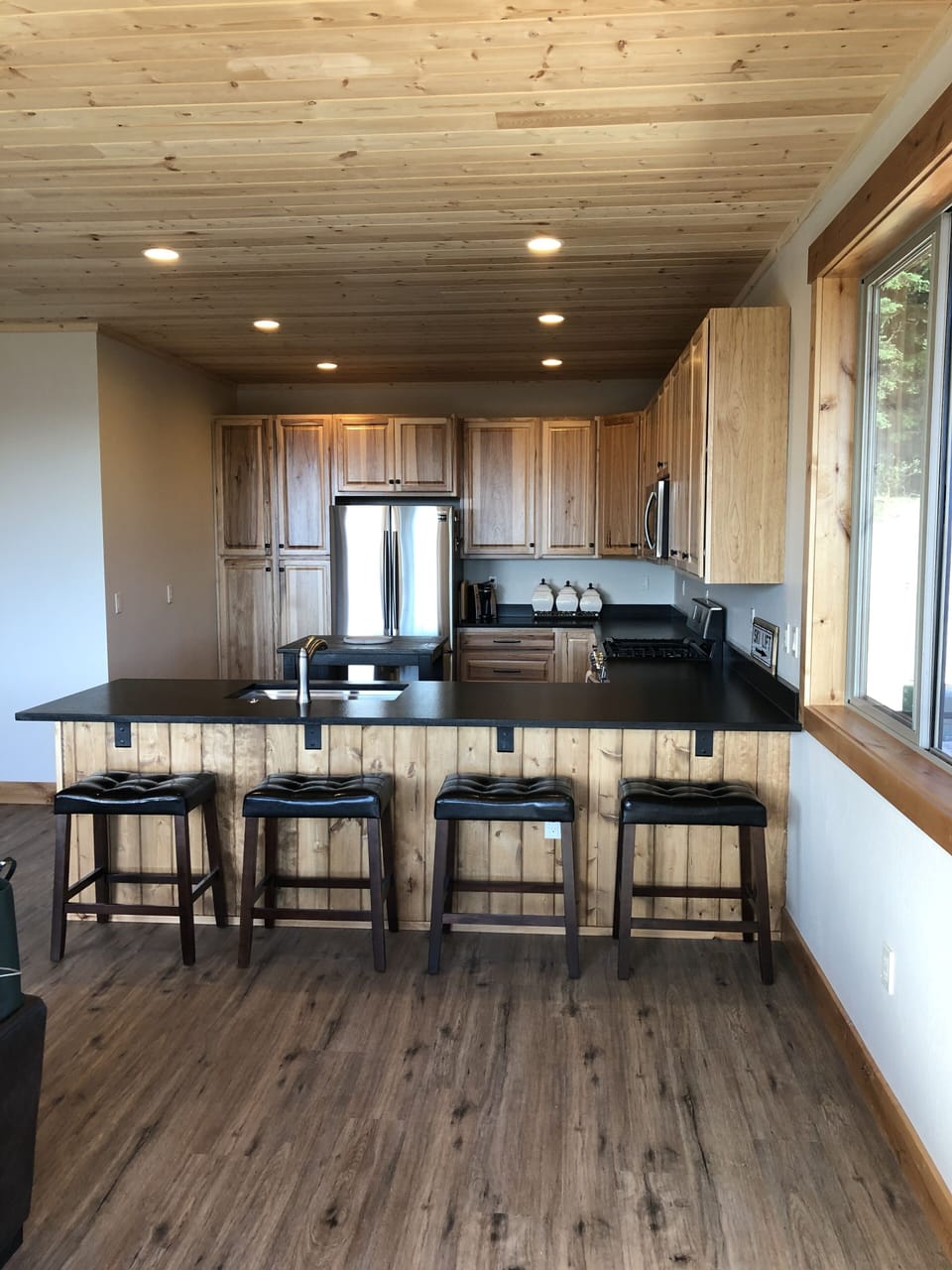 Gourmet Kitchen with top appliances 