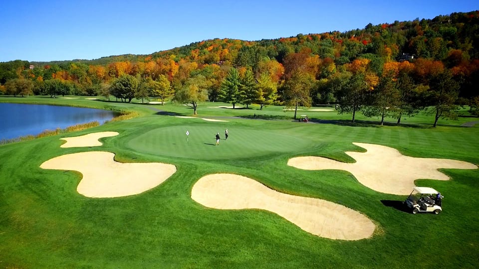 The Lakeland course, one of the Quechee Club’s two championship golf courses