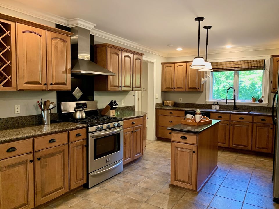 Well-stocked kitchen