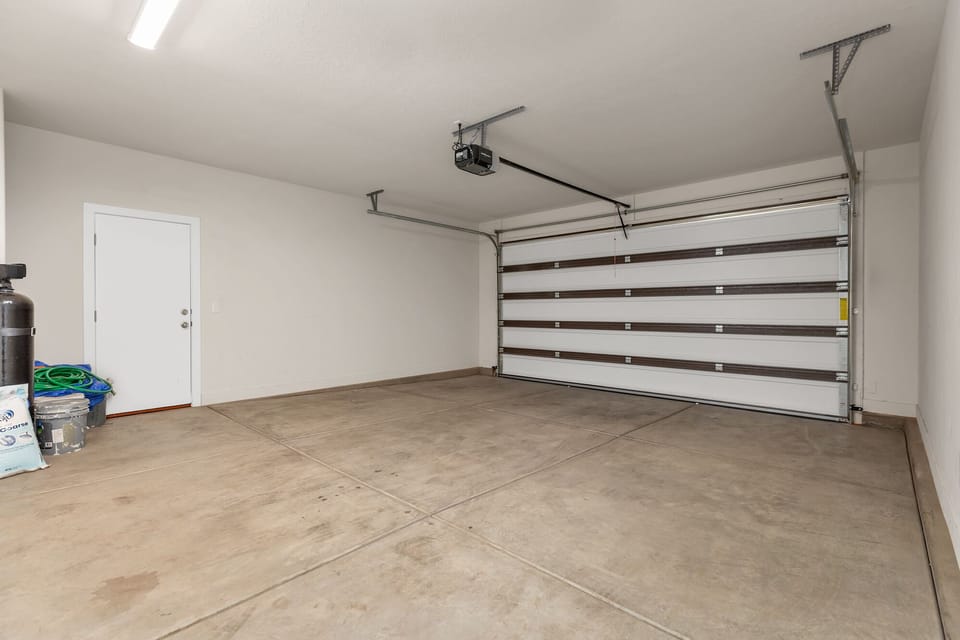 Two car garage