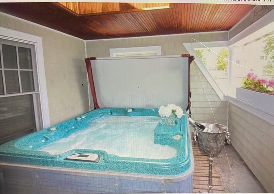 Enjoy the hot tub!