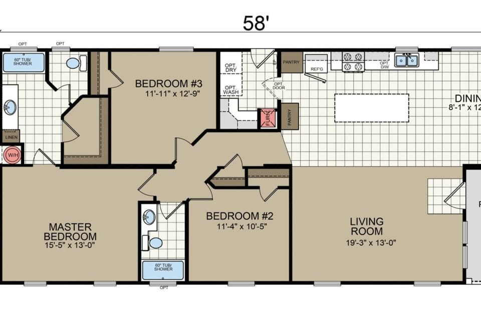 Antelope Canyon House floorplan