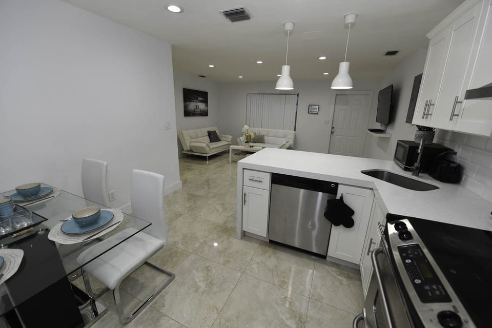 Fully equipped kitchen with all the necessities that will make you feel at home!