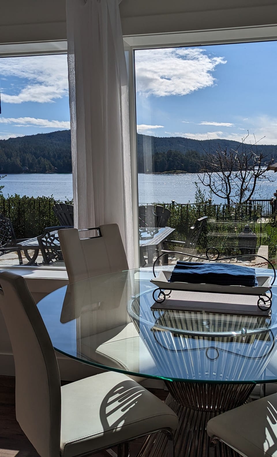 Nice view from dining area