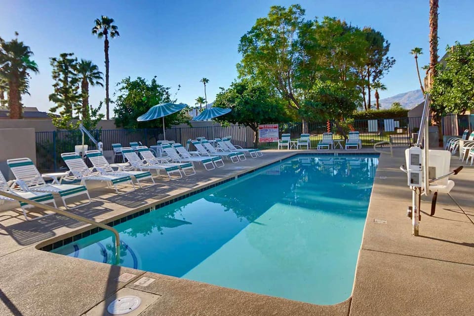Lay out by the pool.