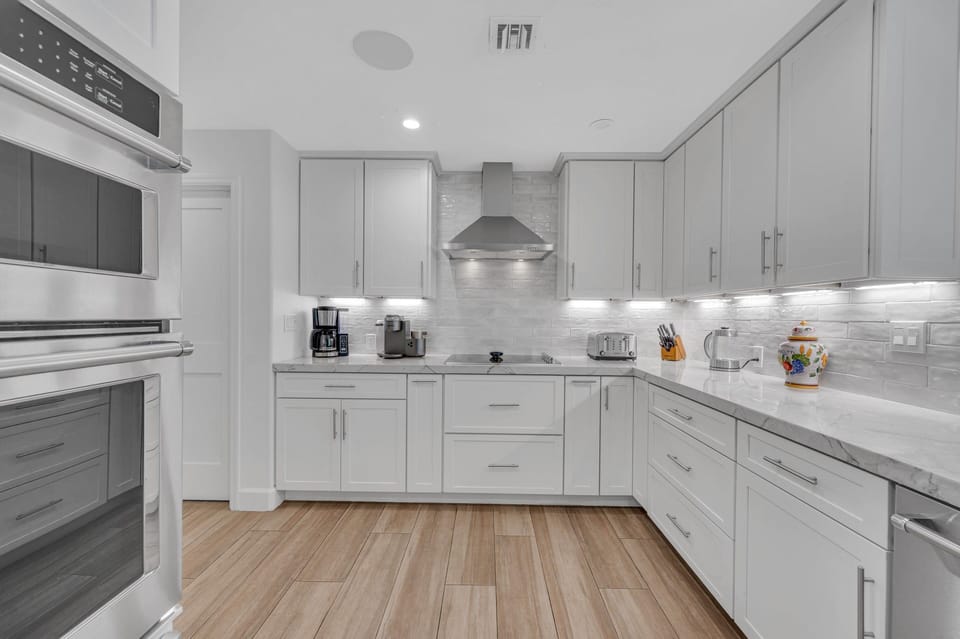 Prepare sumptuous meals from the spacious Chef's kitchen.