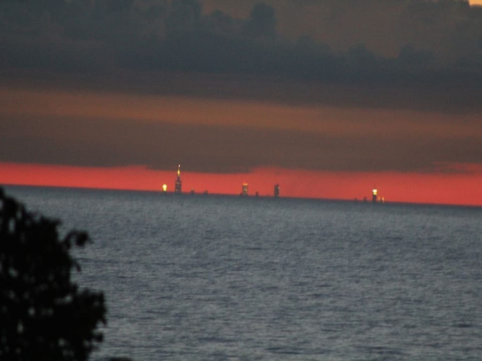 Chicago Sky Line at night from our bluff