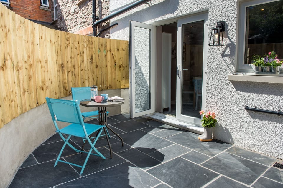 outside courtyard