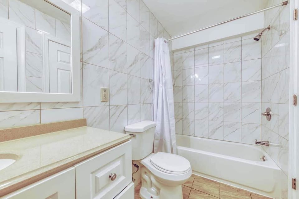 Bright bathroom