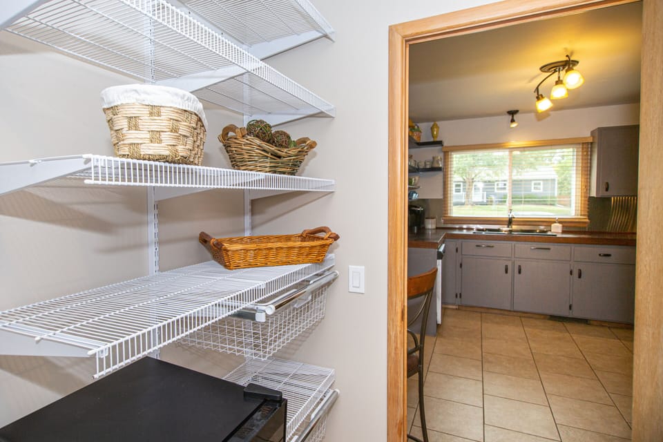 Pantry in Laundry Room