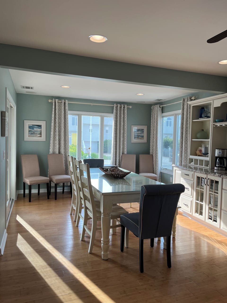 Dining Room with coffee station