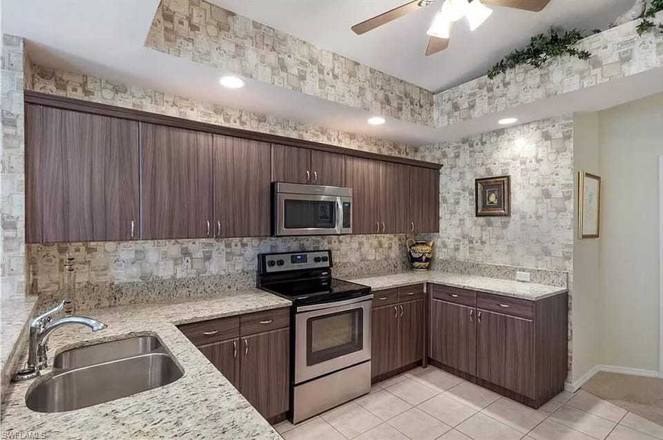 Lots of granite counter space