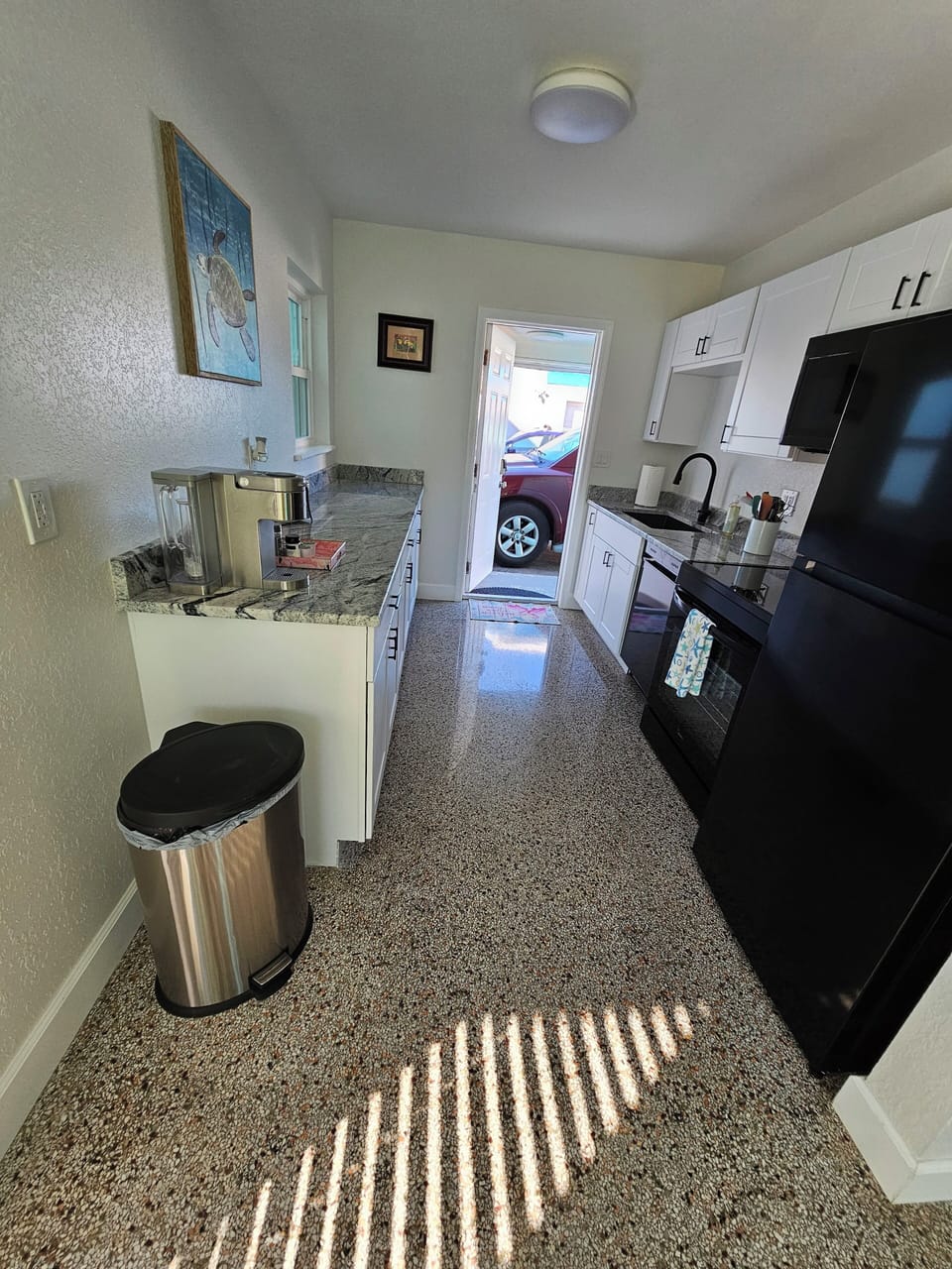 Entry leads into galley Kitchen