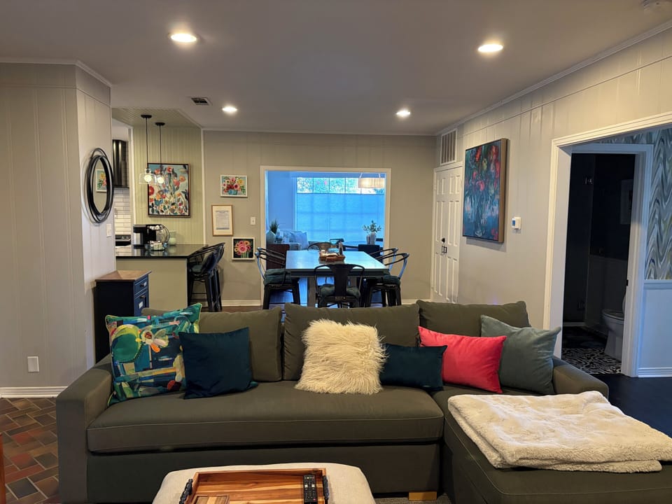 A view of the breakfast area from living room #2 