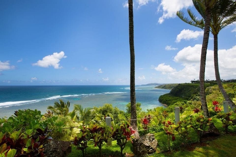 Endless views, you can see Kilauea Lighthouse in the distance