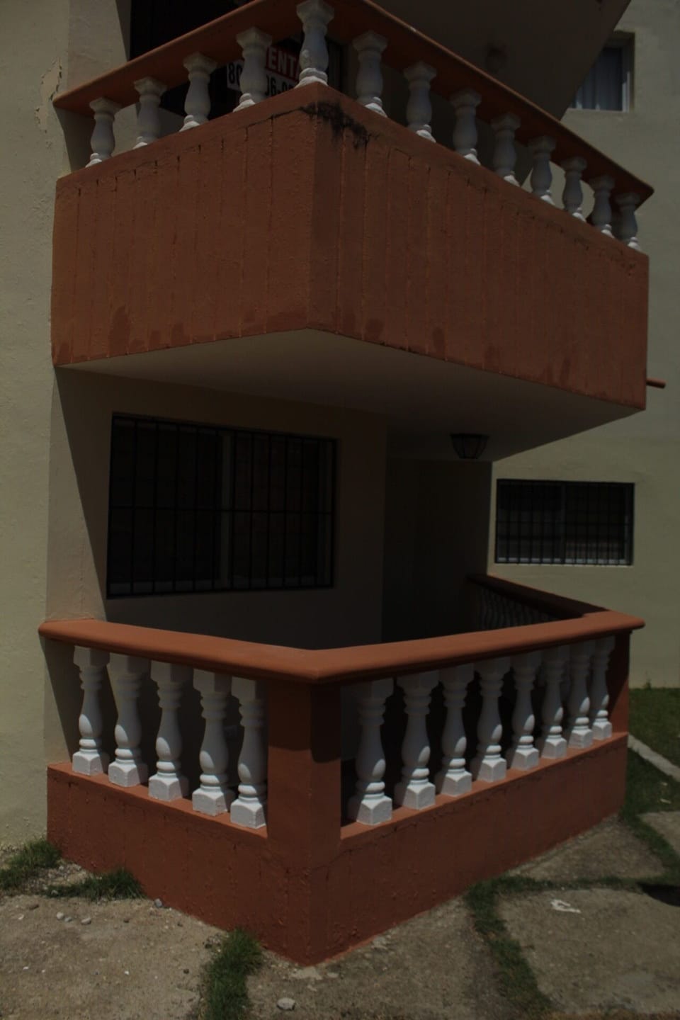 First floor balcony with chairs for evenings of relaxation