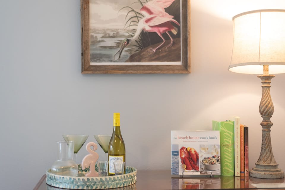 Cute decor throughout