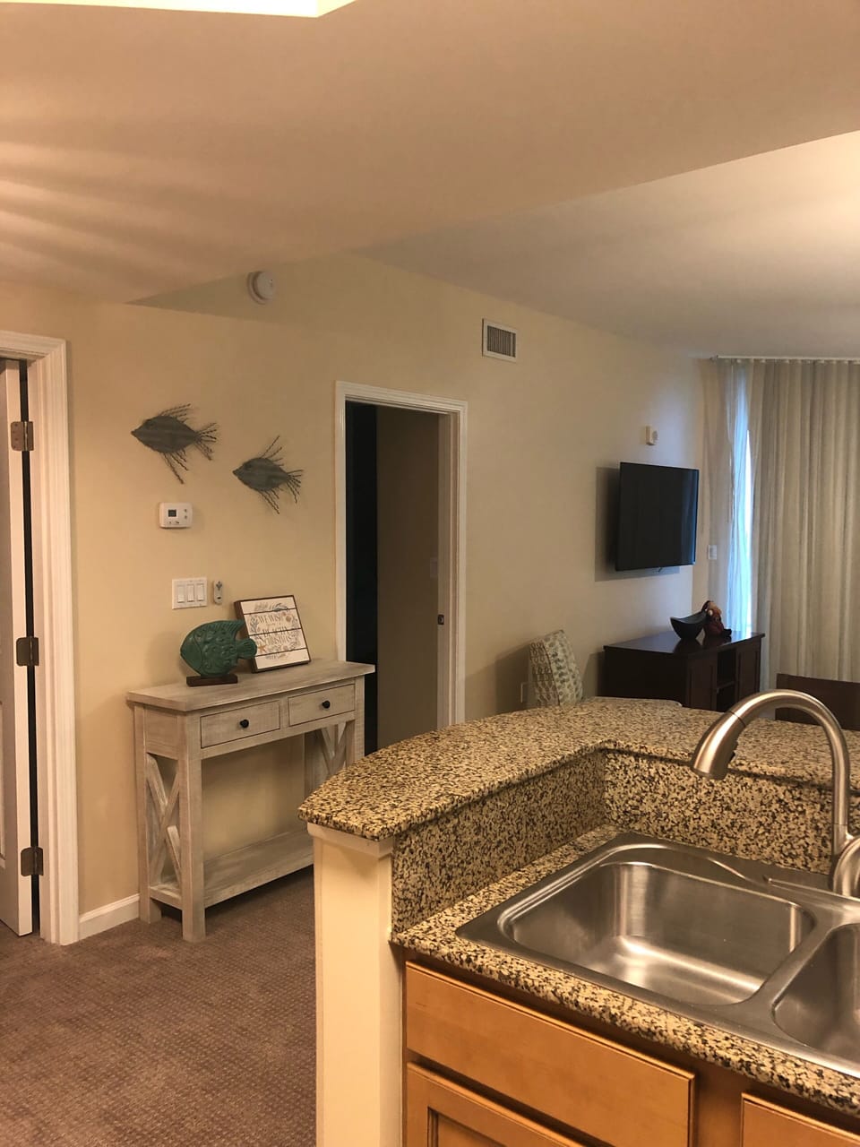 View from kitchen 