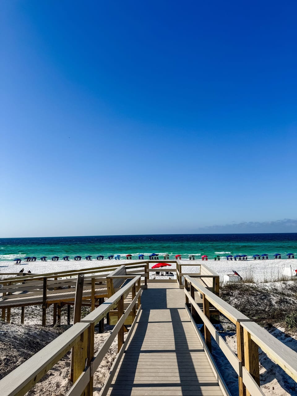 Brand new beach ramp to Maravilla's private beach