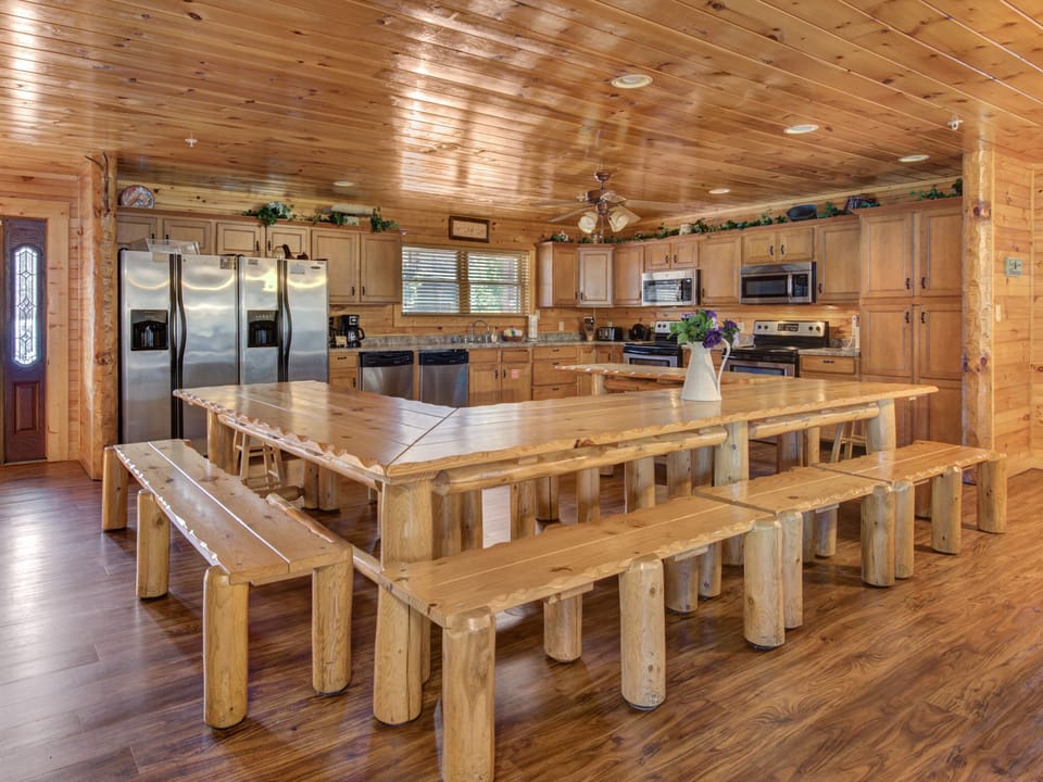 Dining Area and Kitchen - Seating for 14 + Guests