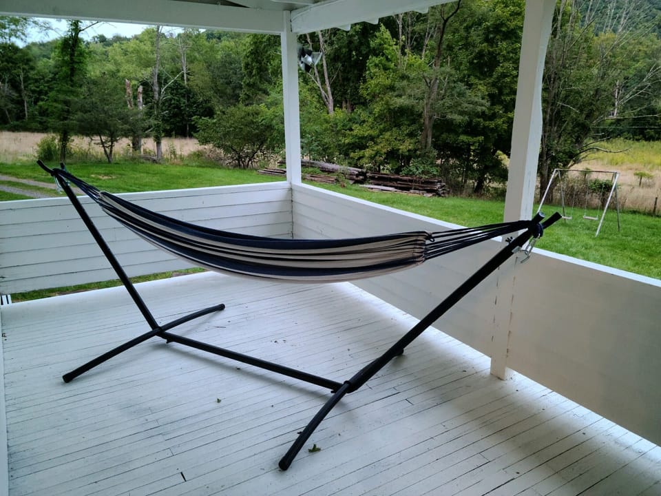 Relax in the Hammock on the porch