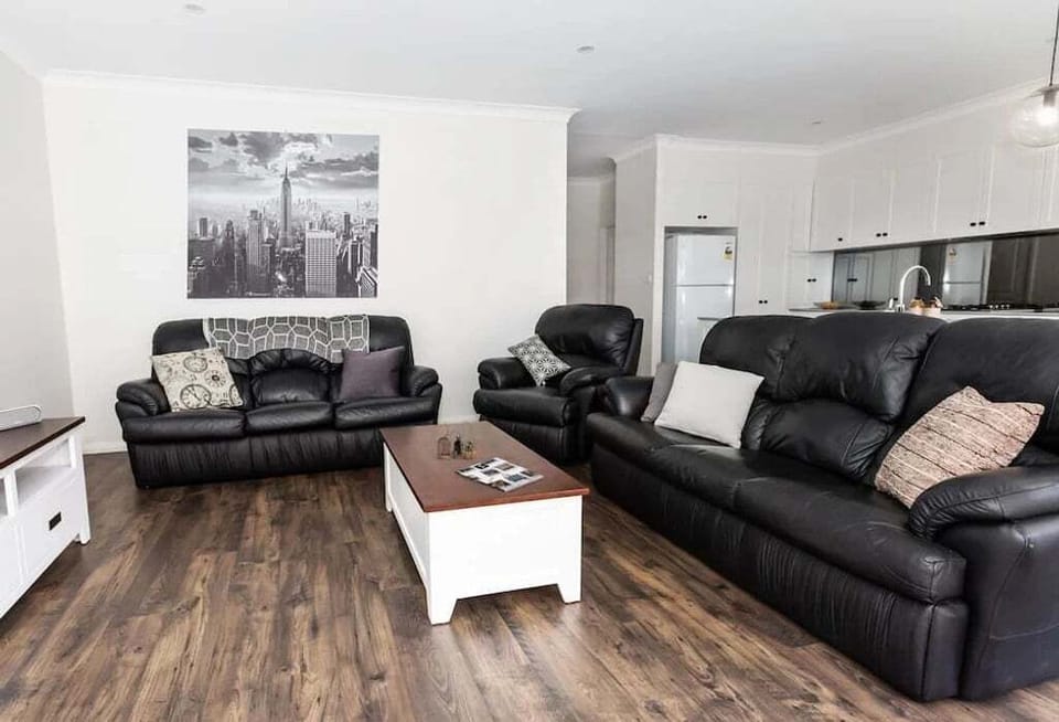 Open plan living area.