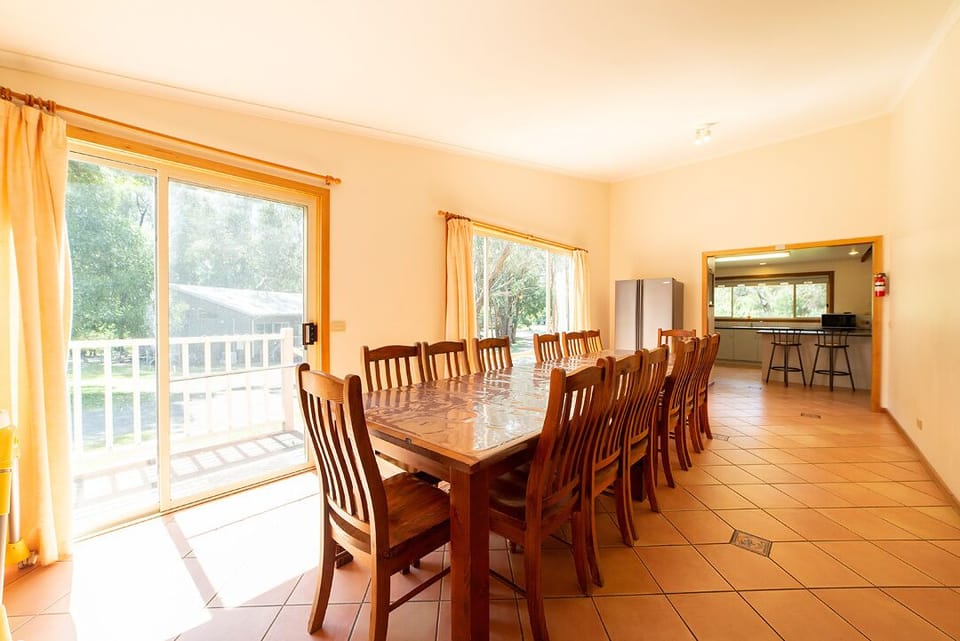 Spacious dining area for shared meals and memorable gatherings.