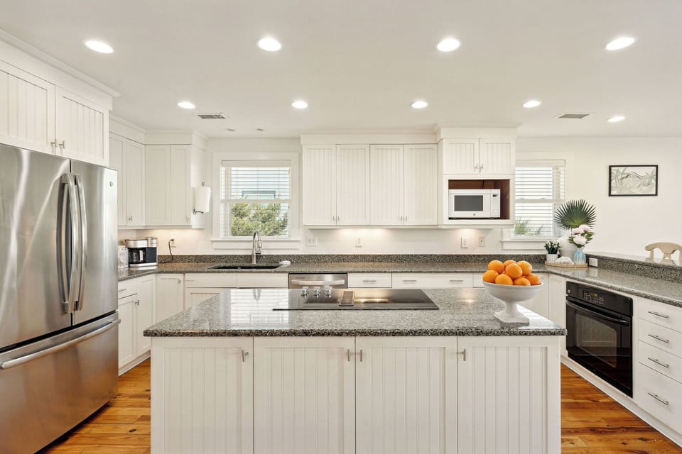 Your main level kitchen is fully-equipped and ready for your favorite meals