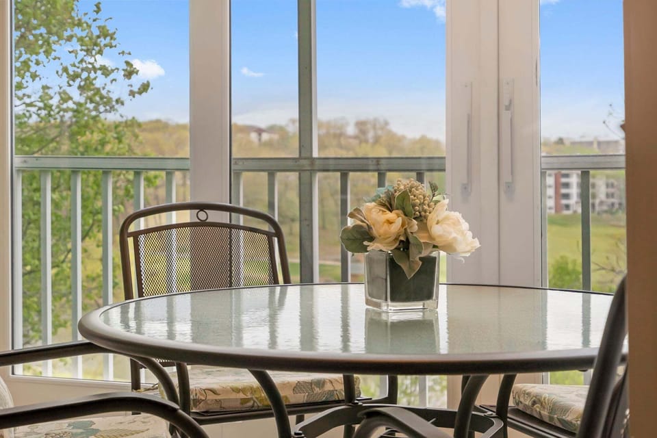 Screened Sunroom with Golf Course View